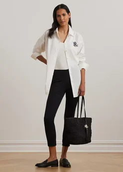 Pantalon 7/8 Skinny En Sergé Stretch