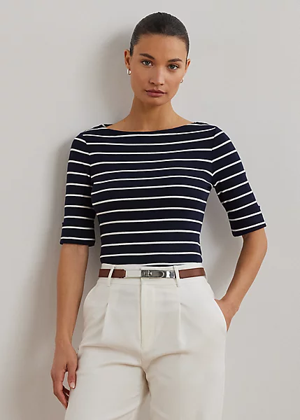 Marinière à Encolure Bateau 1 Marinière à Encolure Bateau