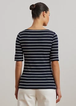 Marinière à Encolure Bateau 8 Marinière à Encolure Bateau -Pas Cher T-Shirts Hauts Magasin s7 1368130 alternate3