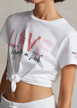 T-shirt Col Rond Pink Pony En Coton -Pas Cher T-Shirts Hauts Magasin s7 1378381 alternate4