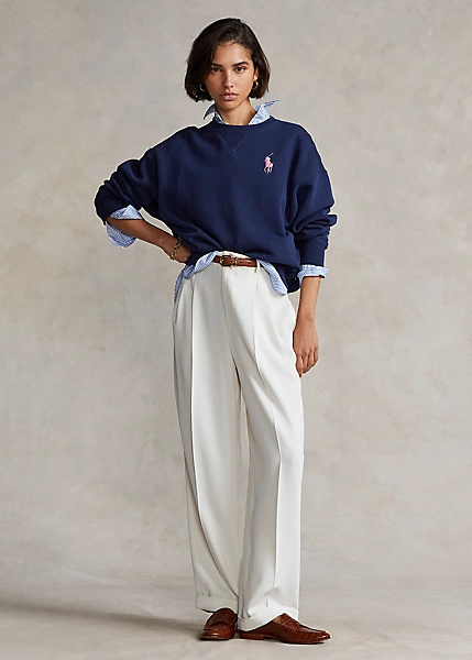 Sweat Col Rond Pink Pony Molleton 3 Sweat Col Rond Pink Pony Molleton – Image 3