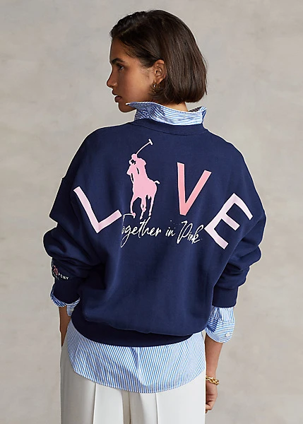 Sweat Col Rond Pink Pony Molleton 4 Sweat Col Rond Pink Pony Molleton – Image 4