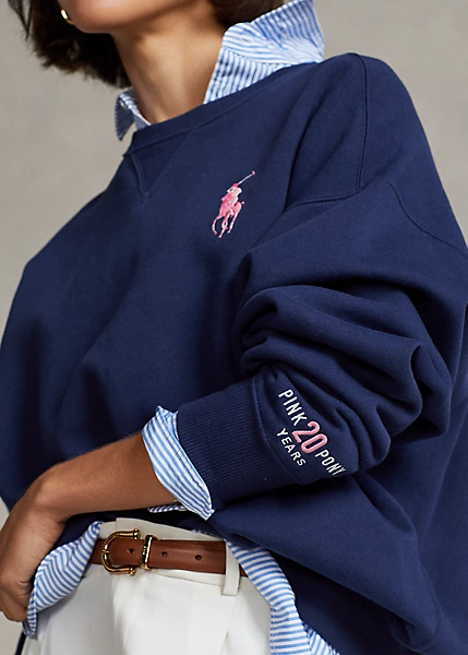 Sweat Col Rond Pink Pony Molleton 5 Sweat Col Rond Pink Pony Molleton – Image 5