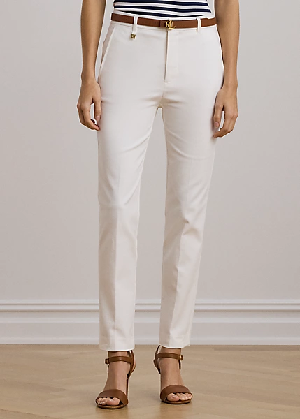 Pantalon En Coton Mélangé Stretch 3 Pantalon En Coton Mélangé Stretch – Image 3