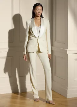 Pantalon De Smoking Seth Crêpe Laine