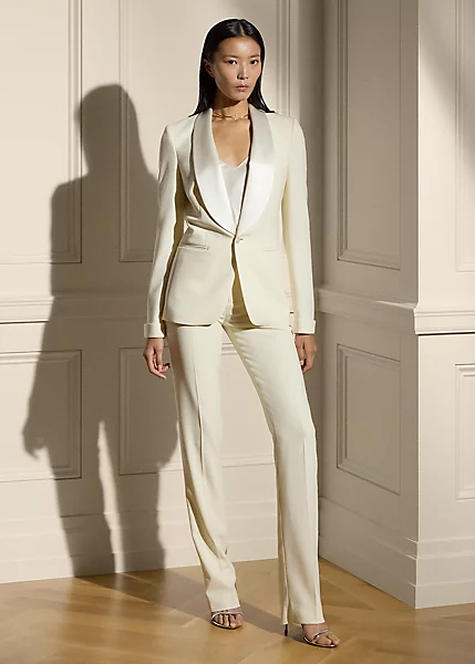 Pantalon De Smoking Seth Crêpe Laine 1 Pantalon De Smoking Seth Crêpe Laine