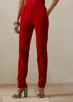 Pantalon Simone En Daim D'agneau -Pas Cher T-Shirts Hauts Magasin s7 1443920 alternate1