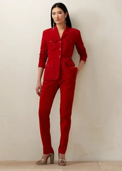 Pantalon Simone En Daim D'agneau