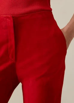 Pantalon Simone En Daim D'agneau -Pas Cher T-Shirts Hauts Magasin s7 1443920 alternate4