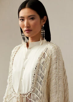 Chemise Aliya En Macramé De Cuir Nappe 9 Chemise Aliya En Macramé De Cuir Nappe -Pas Cher T-Shirts Hauts Magasin s7 1443943 alternate4