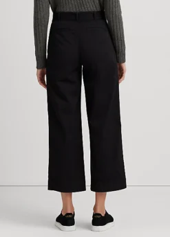 Pantalon Ceinturé à Jambe Large En Sergé 8 Pantalon Ceinturé à Jambe Large En Sergé -Pas Cher T-Shirts Hauts Magasin s7 1453312 alternate3