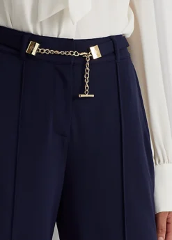 Pantalon Large Ceinturé à Pinces Jersey -Pas Cher T-Shirts Hauts Magasin s7 1458798 alternate4