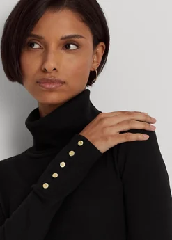 Robe à Col Roulé En Coton Mélangé -Pas Cher T-Shirts Hauts Magasin s7 1458984 alternate4