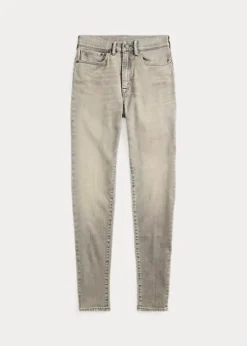 Jean Skinny Taille Haute Stretch Gris