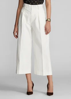 Pantalon 7/8 à Jambe Large En Popeline -Pas Cher T-Shirts Hauts Magasin s7 1464689 alternate2