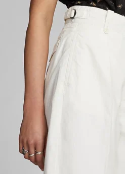 Pantalon 7/8 à Jambe Large En Popeline -Pas Cher T-Shirts Hauts Magasin s7 1464689 alternate4