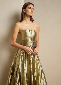 Robe Du Soir Briar En Organza Métallisé -Pas Cher T-Shirts Hauts Magasin s7 1467170 alternate1