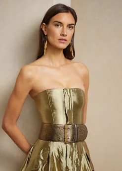 Robe Du Soir Briar En Organza Métallisé -Pas Cher T-Shirts Hauts Magasin s7 1467170 alternate6