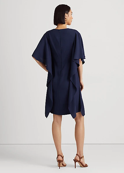 Robe De Cocktail Caftan En Georgette 4 Robe De Cocktail Caftan En Georgette – Image 4