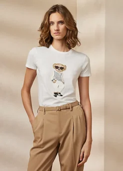 T-shirt Cable Polo Bear En Coton