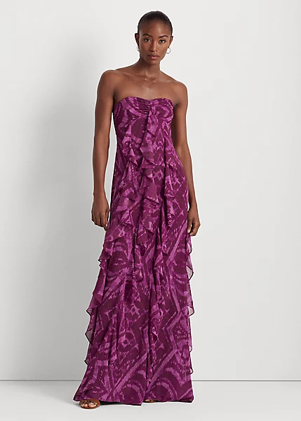 Robe De Soirée Bustier Motif Géométrique 1 Robe De Soirée Bustier Motif Géométrique