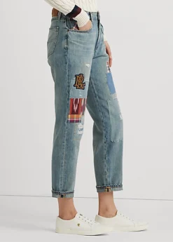 Jean Fuselé Décontracté Patchwork -Pas Cher T-Shirts Hauts Magasin s7 1483663 alternate2