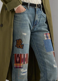 Jean Fuselé Décontracté Patchwork -Pas Cher T-Shirts Hauts Magasin s7 1483663 alternate4