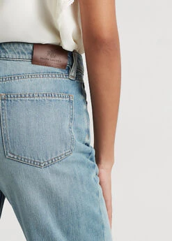 Jean 7/8 Jambe Large Taille Haute 11 Jean 7/8 Jambe Large Taille Haute -Pas Cher T-Shirts Hauts Magasin s7 1483664 alternate4