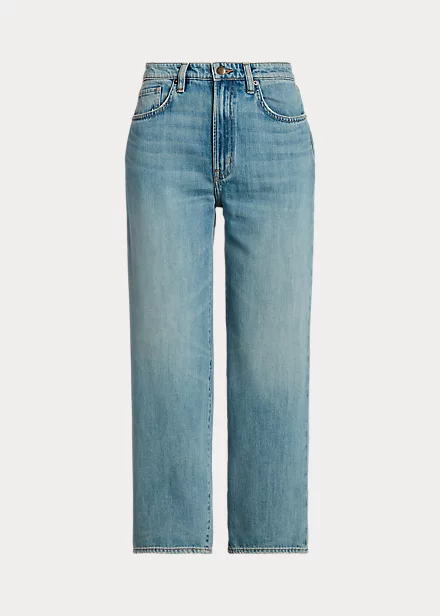 Jean 7/8 Jambe Large Taille Haute 2 Jean 7/8 Jambe Large Taille Haute – Image 2