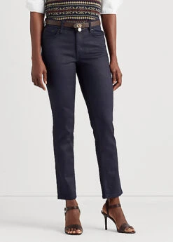 Jean Droit 7/8 Taille Mi-haute Enduit 8 Jean Droit 7/8 Taille Mi-haute Enduit -Pas Cher T-Shirts Hauts Magasin s7 1483678 alternate1