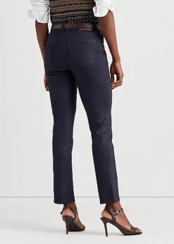 Jean Droit 7/8 Taille Mi-haute Enduit 10 Jean Droit 7/8 Taille Mi-haute Enduit -Pas Cher T-Shirts Hauts Magasin s7 1483678 alternate3