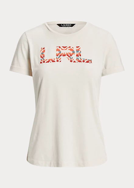 T-shirt à Logo En Coton Mélangé 2 T-shirt à Logo En Coton Mélangé – Image 2