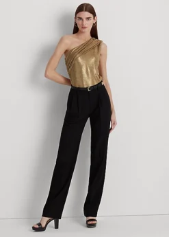 Haut Asymétrique En Jersey Lamé -Pas Cher T-Shirts Hauts Magasin s7 1483686 alternate1