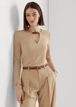 Haut En Jersey Stretch Avec Chaîne