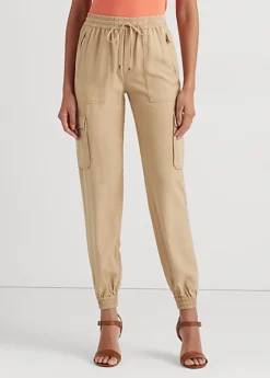 Pantalon Cargo 7/8 En Sergé -Pas Cher T-Shirts Hauts Magasin s7 1483786 alternate1