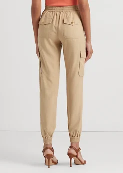 Pantalon Cargo 7/8 En Sergé -Pas Cher T-Shirts Hauts Magasin s7 1483786 alternate3