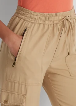 Pantalon Cargo 7/8 En Sergé -Pas Cher T-Shirts Hauts Magasin s7 1483786 alternate4