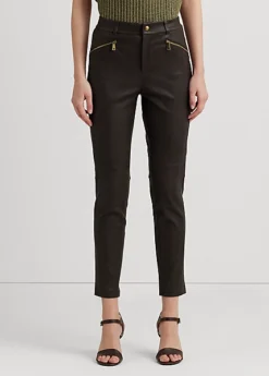 Pantalon 7/8 Skinny En Cuir Stretch -Pas Cher T-Shirts Hauts Magasin s7 1483808 alternate1