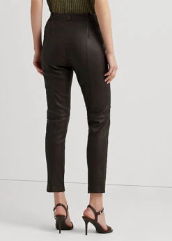 Pantalon 7/8 Skinny En Cuir Stretch -Pas Cher T-Shirts Hauts Magasin s7 1483808 alternate3