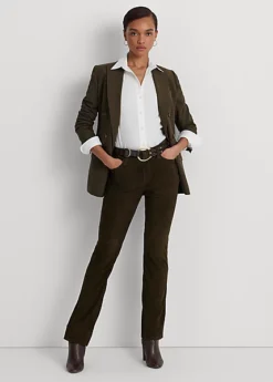 Jean Bootcut Taille Haute Chèvre Velours