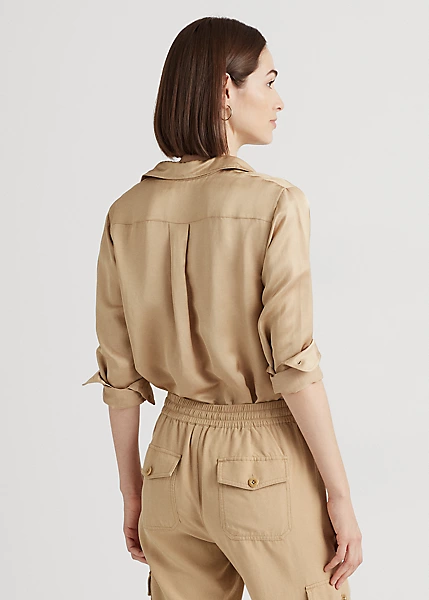 Chemise En Satin Shantung 4 Chemise En Satin Shantung – Image 4