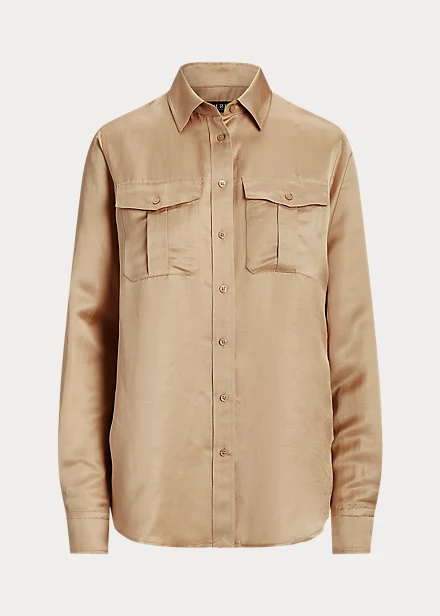 Chemise En Satin Shantung 2 Chemise En Satin Shantung – Image 2