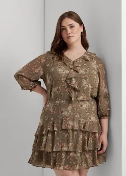 Chemisier Bordure Volantée En Georgette