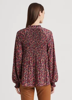 Chemisier Lavallière Plissé En Georgette -Pas Cher T-Shirts Hauts Magasin s7 1483874 alternate3