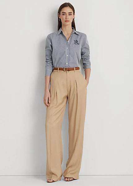 Chemise En Popeline De Coton Rayée 3 Chemise En Popeline De Coton Rayée – Image 3