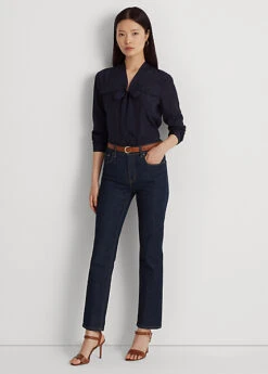 Chemise Lavallière En Crêpe -Pas Cher T-Shirts Hauts Magasin s7 1483882 alternate1