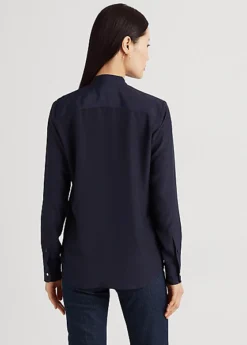 Chemise Lavallière En Crêpe -Pas Cher T-Shirts Hauts Magasin s7 1483882 alternate3