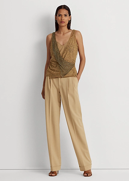 Chemisier Sans Manches Perlé En Tulle 3 Chemisier Sans Manches Perlé En Tulle – Image 3