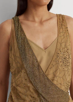 Chemisier Sans Manches Perlé En Tulle 9 Chemisier Sans Manches Perlé En Tulle -Pas Cher T-Shirts Hauts Magasin s7 1483888 alternate4