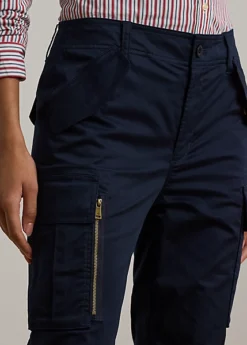 Pantalon Cargo En Satinette De Coton -Pas Cher T-Shirts Hauts Magasin s7 1484221 alternate4